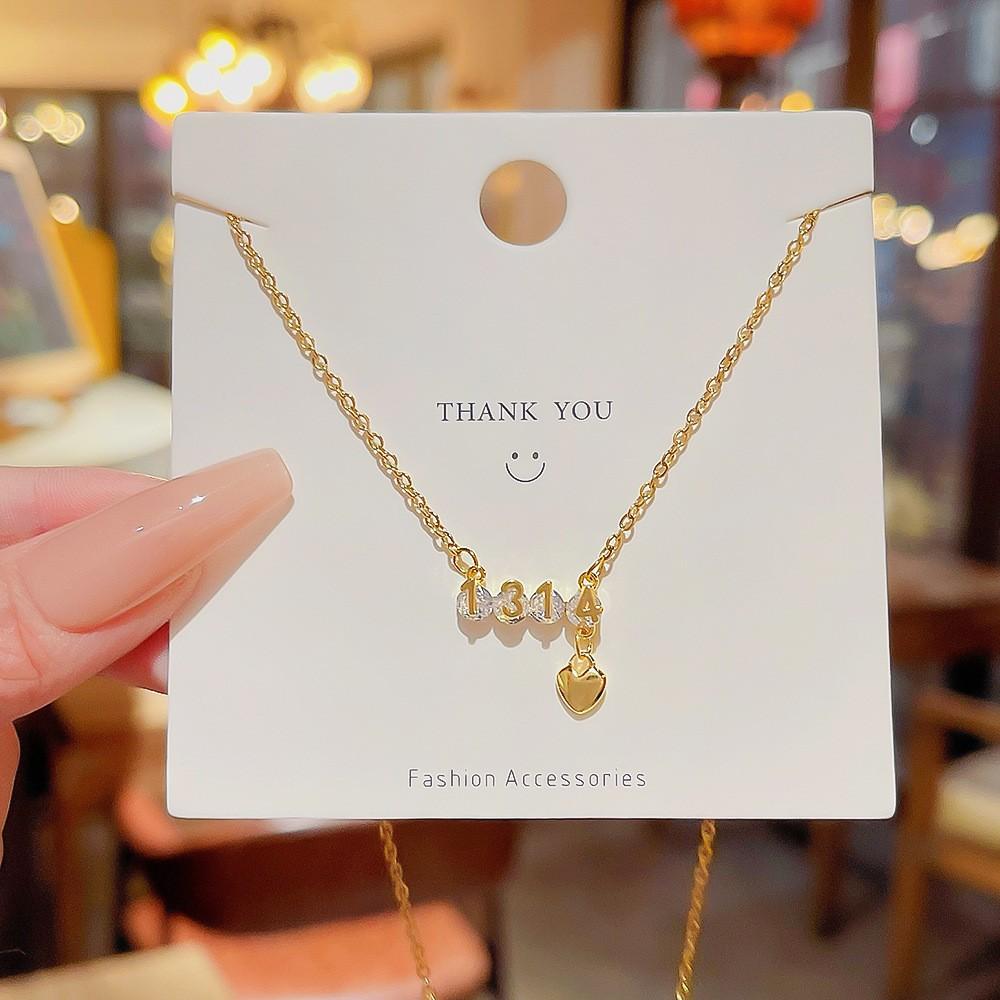 Exquisite Ruyi Safety Lock Necklace Accessories Women's Summer New Popular Light Luxury Niche Neck Chain Design Clavicle Chain