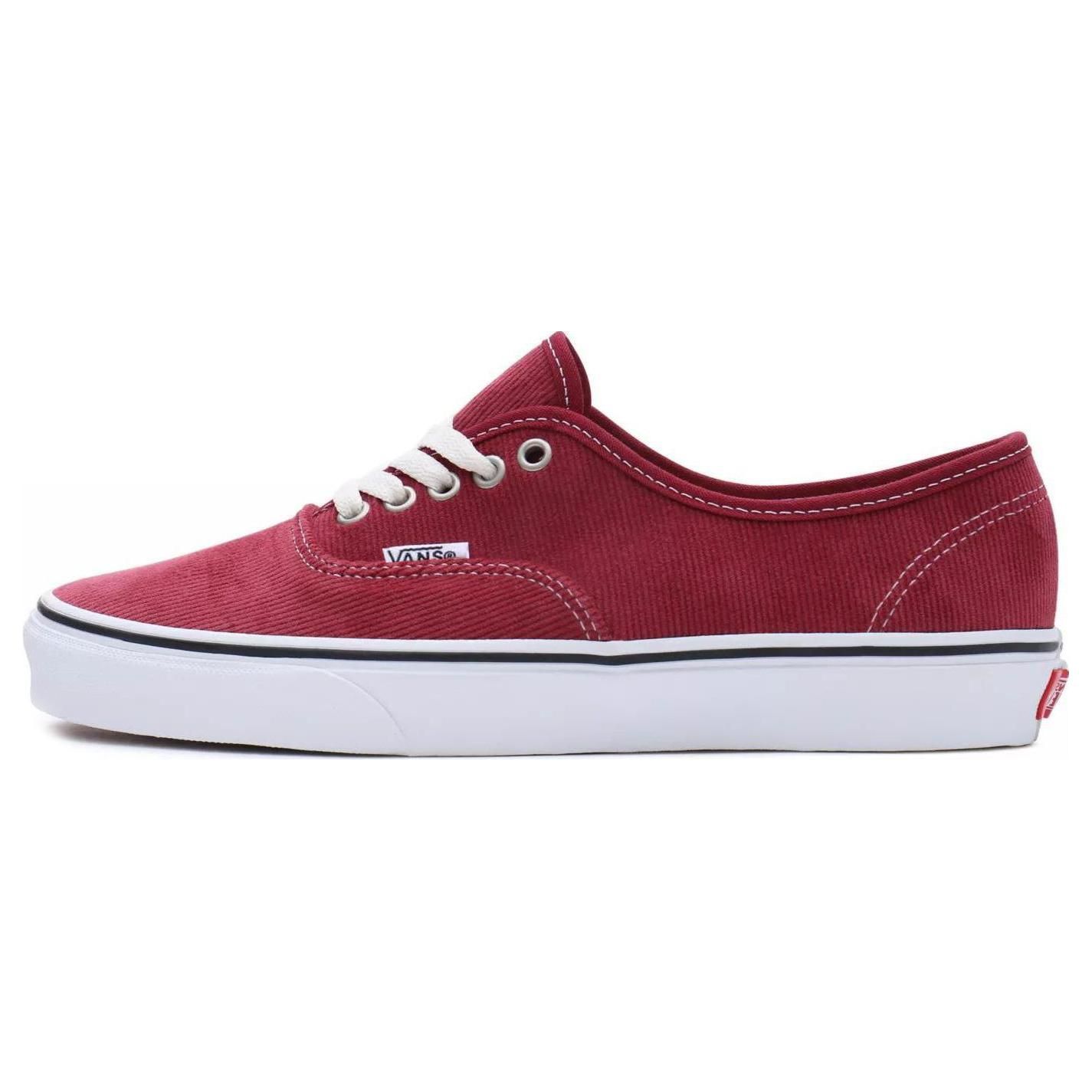 Vans Аутентичные Повседневные Удобные Универсальные Прочные Низкие Кеды для Скейтбординга Унисекс Кроссовки Красные VN0009PV9D0 36