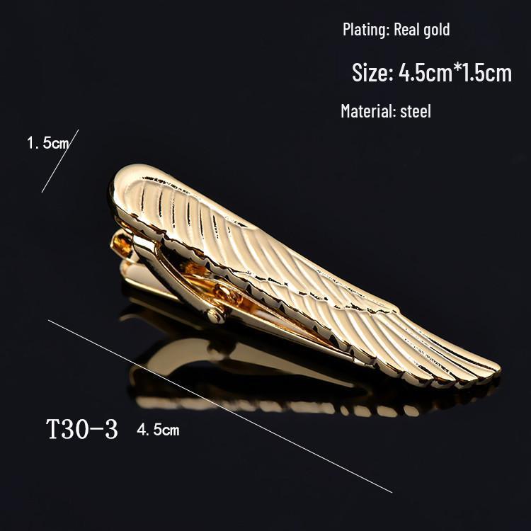 Herren Krawattennadel Kollektion: Goldene Brille, Schlüssel, Anker, Blätter, Schnurrbart, AK, Saxophon, Angelhaken, Pfeife, Kugel, Kragenclips