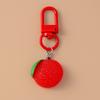 Cute Resin Simulation Fruit Keychain Grape Orange Key Ring Women Girls Handbag Pendants DIY Handmade Jewelry Gift