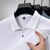 Men's 100% Long-Staple Cotton Long Sleeve Polo Shirt