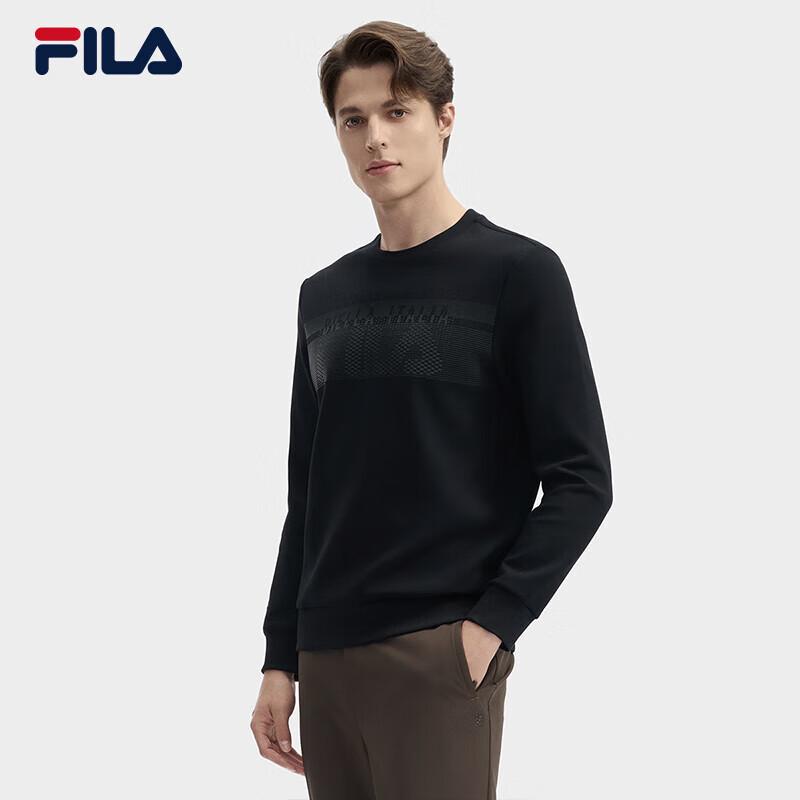 FILA Men s 2024 Winter Knit Pullover Sweatshirt M