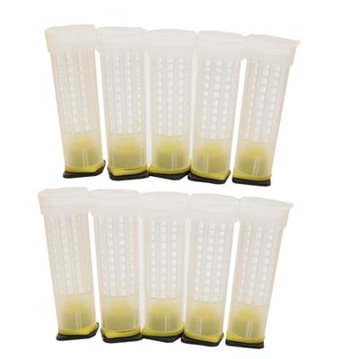 20pcs Bee Tools,Beekeeping Queen Cages,Protective Cover Prevent Bee Biting Cage Wangtaipu Cover 78 Mm