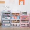 Clear Storage Organizer Desk Organizer with Drawers Plastic Stationery Organizer Makeup Organizer Storage Box for Office