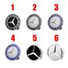 Autoaufkleber 4 Stück/Los 75mm Felgendeckel Emblem Abzeichen für Mercedes Benz C180 C200 E200 E260 E300 ML350 A1714000025 W230 W210 W211