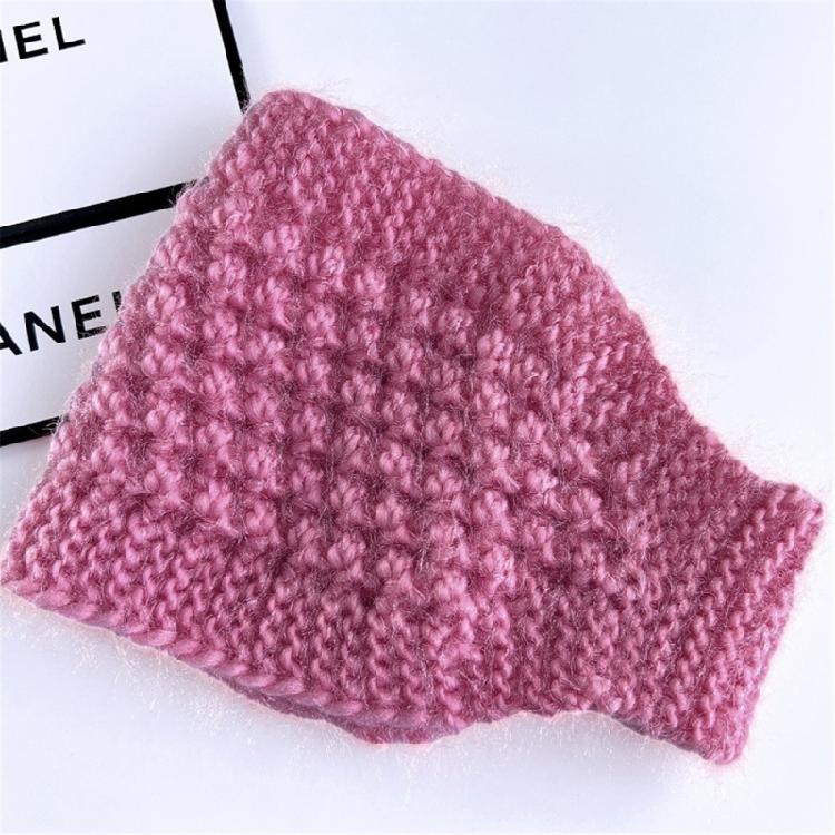 Woman Thicken Knit Hairband Wide Headband Earmuffs Hat for Girls Shopping