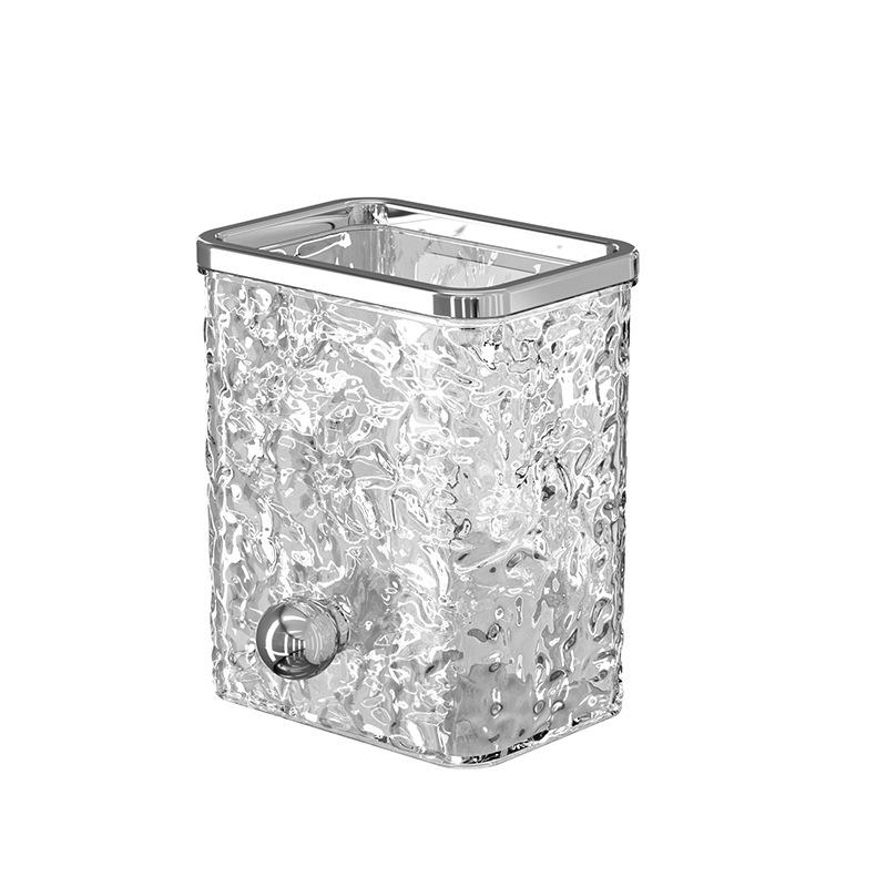 Wall-Mounted Punch-Free Bathroom Storage Shelf for Washcloths & Cosmetics