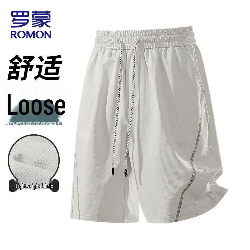 

ROMON Men s Summer Lightweight Wrinkle-Resistant Cargo Shorts M