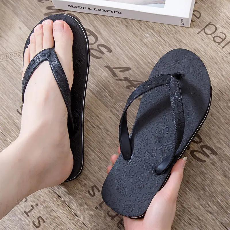 Fashion Male Slipper Bathroom Flip Flops Plain Slides Designer Luxury Clappers 2025 Casual Low Price Fashion Adult Trend Eva Men's Shoe