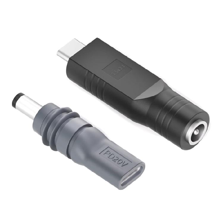 

DC5521 to Type C Adapter Plugs for Safe and Reliabled Device Power Charging 100W Adapter Multiple Protections 1