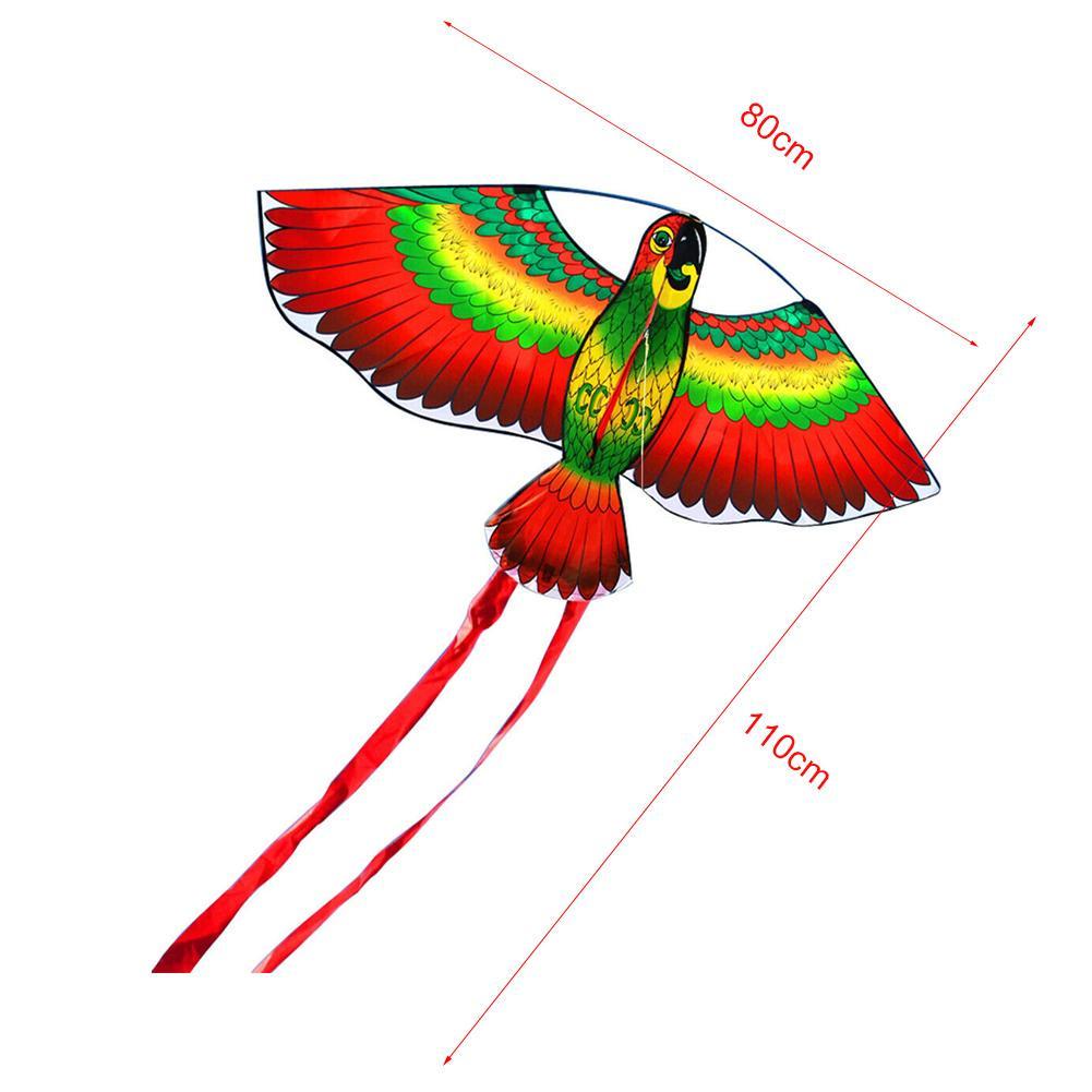 1 Pcs Parrot Kite Small Children's Animal Cartoon Kite Outdoor Toy Kite Children's Toy