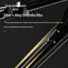 Fully Automatic 10-Rib UV Protection Folding Umbrella - Black Glue Sunscreen for Rain or Shine