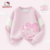 Hello Kitty Girls' Sweatshirt, Spring and Autumn Style, Sweet and Cute Children's Top, Spring Season, Long-Sleeved Trendy Top for Older Girls