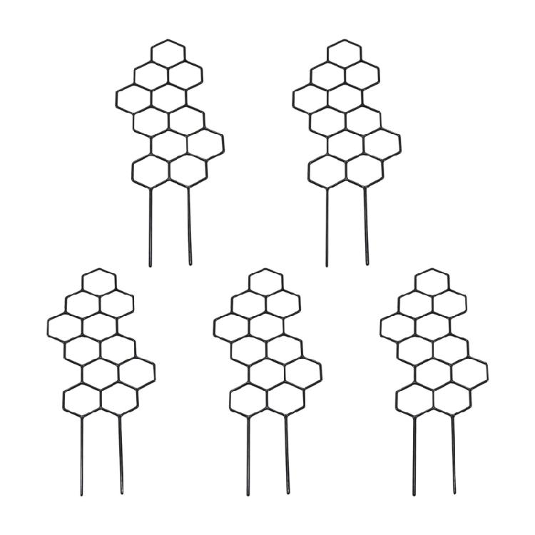Adjustable PP Plant Support Structure For Flower Pots Climbing Roses Healthy Growth Of Ivies And Other Vine 5 Pack
