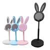 Cute Bunny Phone Stand for Desk Angle Height Adjustable Rabbit Cell Phone Stand Tablet Stand Holder Dock for iPad/All Phones