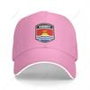 Multifunction Kiribati Flag Shield Sandwich Baseball Cap Unisex Sports Casual Caps Golf Hat Fishing Outdoors