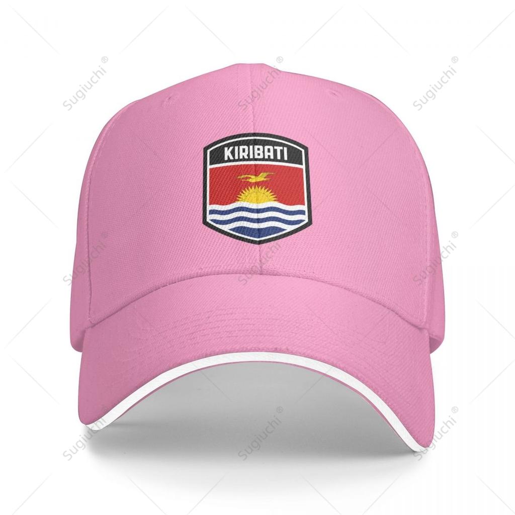 Multifunction Kiribati Flag Shield Sandwich Baseball Cap Unisex Sports Casual Caps Golf Hat Fishing Outdoors