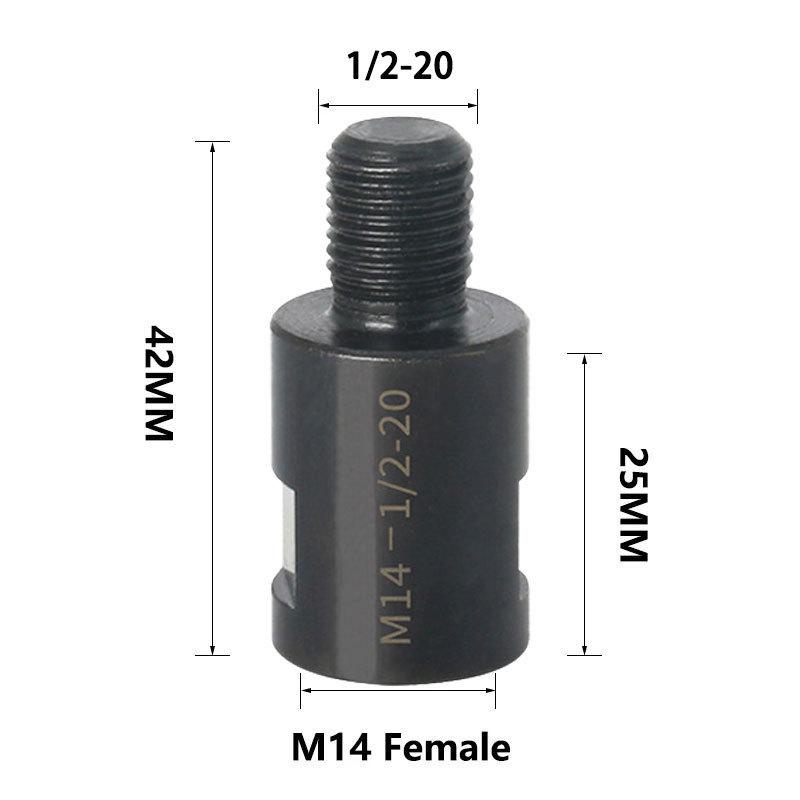 Angle Grinder Thread Adapter: M10/M14 to 5/8-Inch Drill Bit Converter