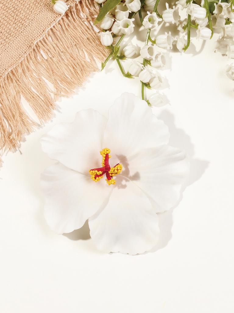 2 Pezzi Pinze per Capelli a Fiore, Tenuta Forte Antiscivolo, Hawaiane, Fermagli Carini, Banana Clip, Accessori per Donne Ragazze Regali per le Feste