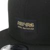 New Era 9FIFTY Cap with Metal Flag Logo Badge, BlackMetal Gold, ML, 950 METAL FLAG BLK GLD 251 14388582 NER36C4839