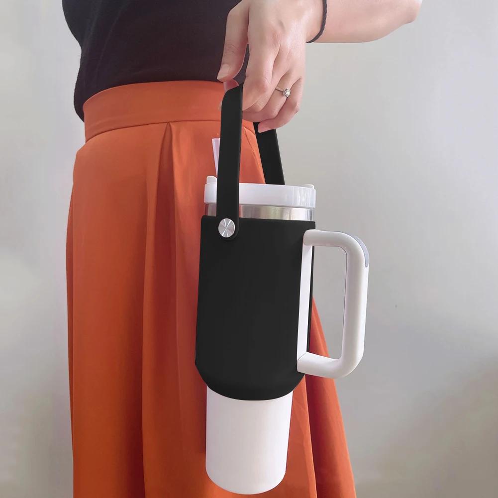 Silicone Cover for Stanley Cup Accessories 30/40oz Tumbler Water Bottle Protective Bottle Boot Sleeve & Straw Cover Cap