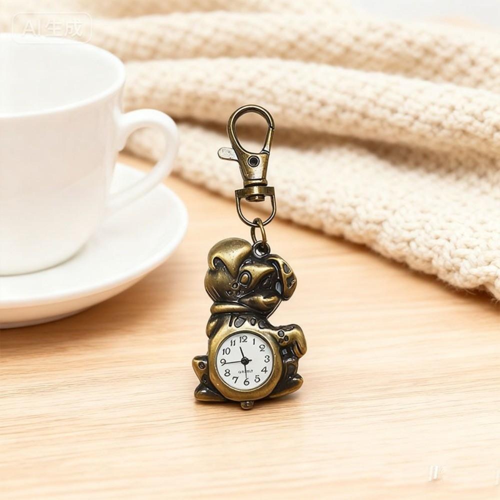 Quartz Movement Pocket Watch Vintage Design Vintage Pendant Watch Charm Quartz Watch  Bag Pendant