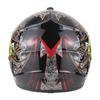 Motorcycle Helmet High-density Foam Lining Atv Mountain Bike Full Face Strong Shock Absorption Helmet with Graffiti Design