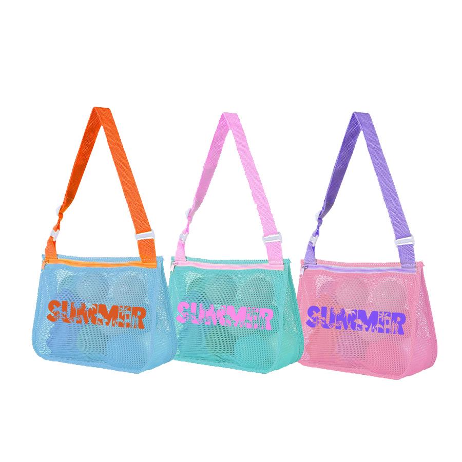 Large Capacity Children's Beach Toy Storage Mesh Bag