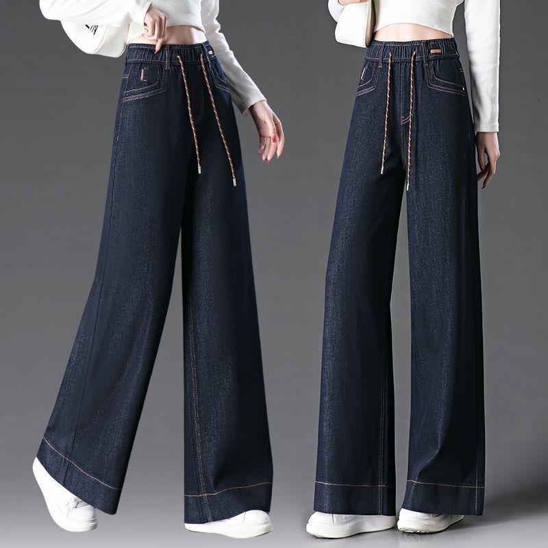 

Летние женские джинсы в этническом стиле с вышивкой, брюки-фонарики, широкие укороченные брюки L