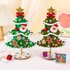 Handmade DIY Christmas Tree Decoration Kit for Kids - Tabletop Ornament Craft Set