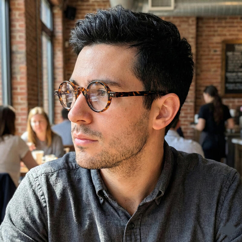 LUXEYE Роскошные Очки Гик Шик Безободковая Роговая Оправа для Очков 15506 Single product