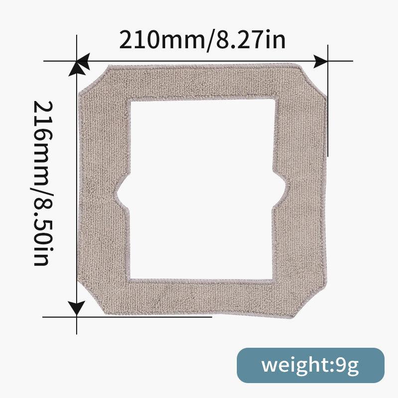 2Pcs Mop Cloth Replacement Accessories Compatible For Ecovacs Winbot Mini Automated Window Cleaner Parts Mop Pad