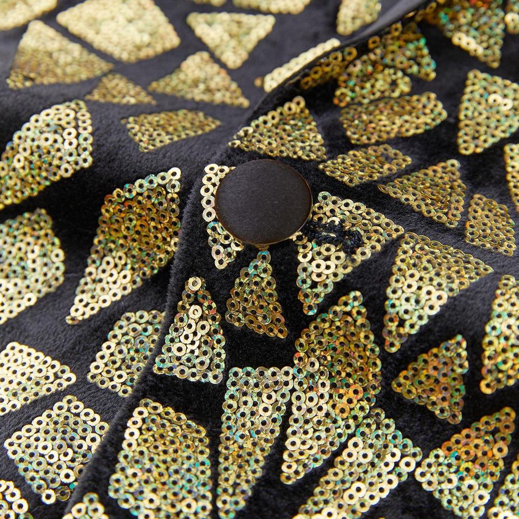 Pánská triangle flitrová bunda Shiny Blazer