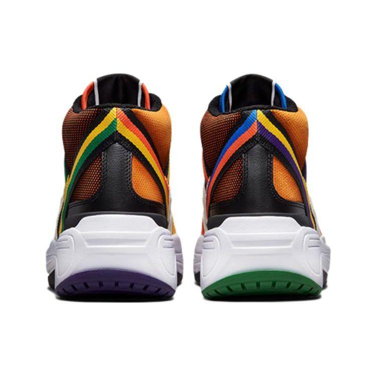 NBA x Converse Weapon CX Mid 75th Anniversary Unisex Sneakers Multi-Color Egret Bold-Mandarin 172657C