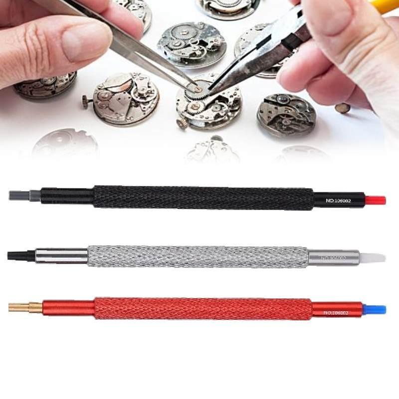 3pcs Hand Watch Fitting Set Pressers Pushers Repairs Press Setting Uk Tool