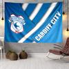 Cardiff Fc Crest Tapestry, Unique Design Tapestry, Wall Decor for Bedroom,Livingroom, Playroom,Heartwarming Fan Holiday Gifts