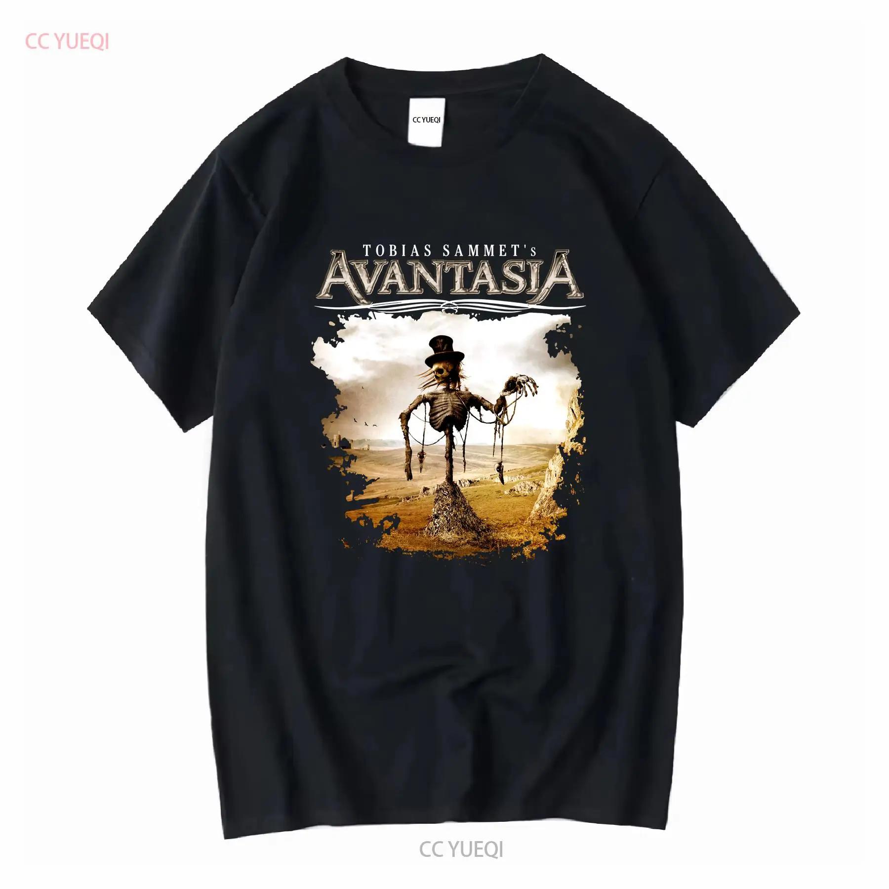 TOBIAS SAMMETS AVANTASIA The Scarecrow Vintage T-Shirt M Tour Prog Metal LP CD vintage gewaschenes Oberteil für den Alltag Streetwear cm black
