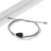 Charms Stone Bead Weave Rope Bracelets Women Girl Boho Handmade Party Gifts Jewelry