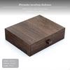 Sleek Drawer Storage Box Eco-friendly Wood Stackable Organizer for Space Saving