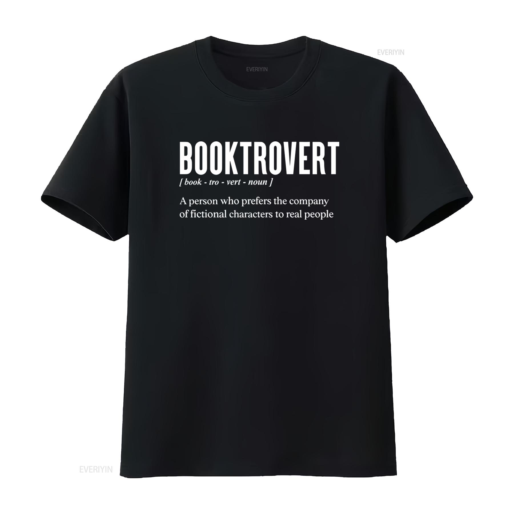 

Booktrovert T Shirt for Book Lovers Definition Print Ideal Bookworms Readers Librarians Teachers vintage Washed fashion graphic 4XL