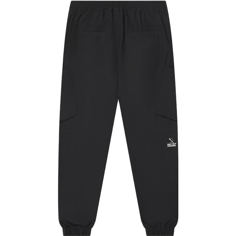 New FILA Knitted Sports Pants Men's Jet Black F11M339801FBK