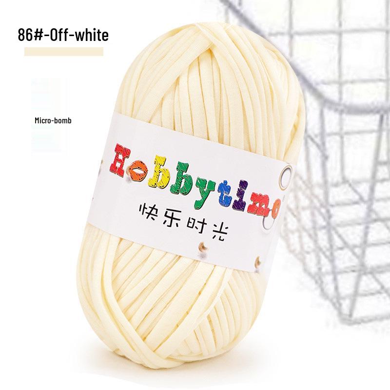 Cloth Strip Yarn DIY Crochet Kit: Handmade Bag, Knitting Material for Cushions, Carpets, and Dolls