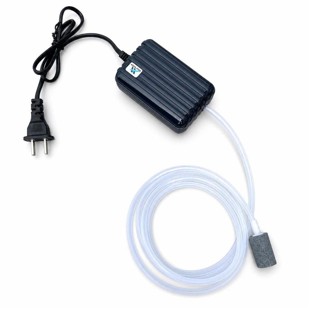 UltraQuiet Aquarium Air Pump for Fish Tanks Single Outlet
