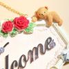 European-style creative welcome sign wall decoration wall welcome tag shop welcome pendant resin home decorations