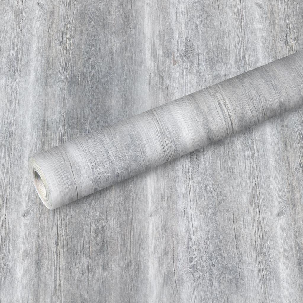 Nordic Natural Wood Grain Wallpaper - Self-Adhesive PVC Wall Stickers - Waterproof Seamless Splicing Mural for Kitchen Bathroom Home Renovation