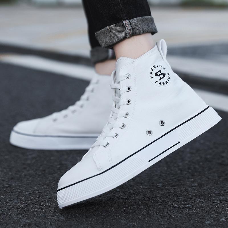 High-top Canvas Shoes, Youth Korean Version, New Student Trendy Shoes, Original Style, Comfortable and Versatile Casual Men's Shoes Can Be