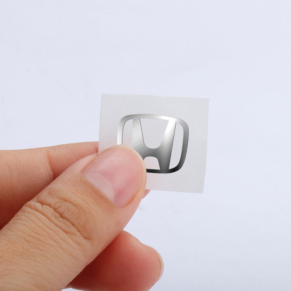 5/10/20pcs 3D Metal Car Stickers Labeling Emblem Badge Decoration Decals For Honda Civic CRV Accord Fit Jazz Odyssey Accessories CB0