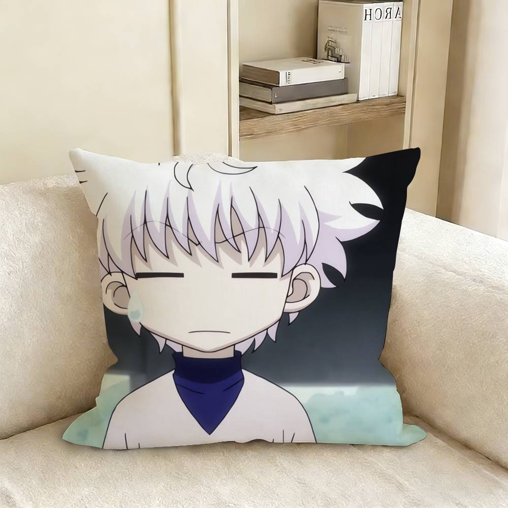 KKillua Zoldyck HHunter X Hunter Various Sizes Square Pillow Case For Car Home Bedchamber Decor