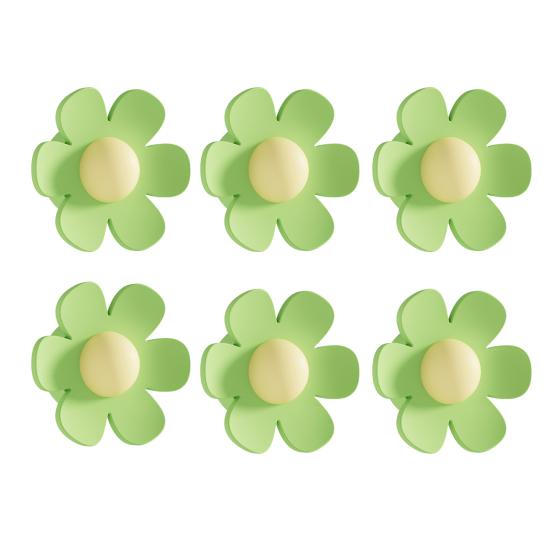 1/6 ks Kryt odtoku přepadového otvoru dřezu Silikonový Kuchyňský Koupelnový Umyvadlový Přepadový Odtokový Otvor Květinová Zátka Vložka Těsnicí Kryt