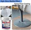 Epoxy Floor Paint, High Gloss Effect Epoxy Floor Coating, FloorCoating Suitable For Indoor And Outdoor 110ml Curing Agent